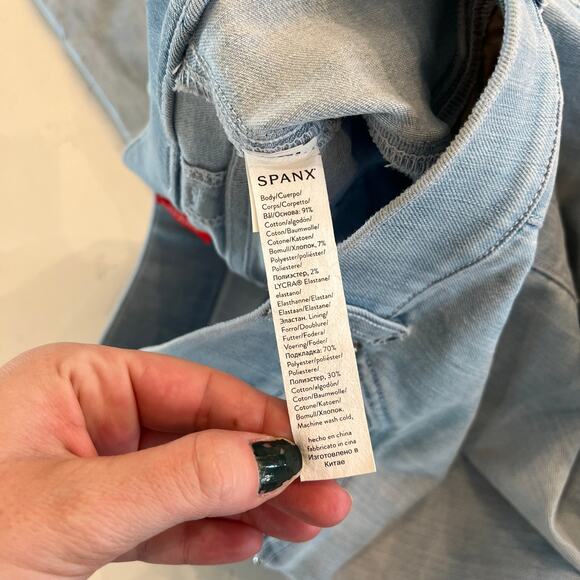 SPANX Flare Jean In Retro Light‎ Wash Size Small - Picture 7 of 12